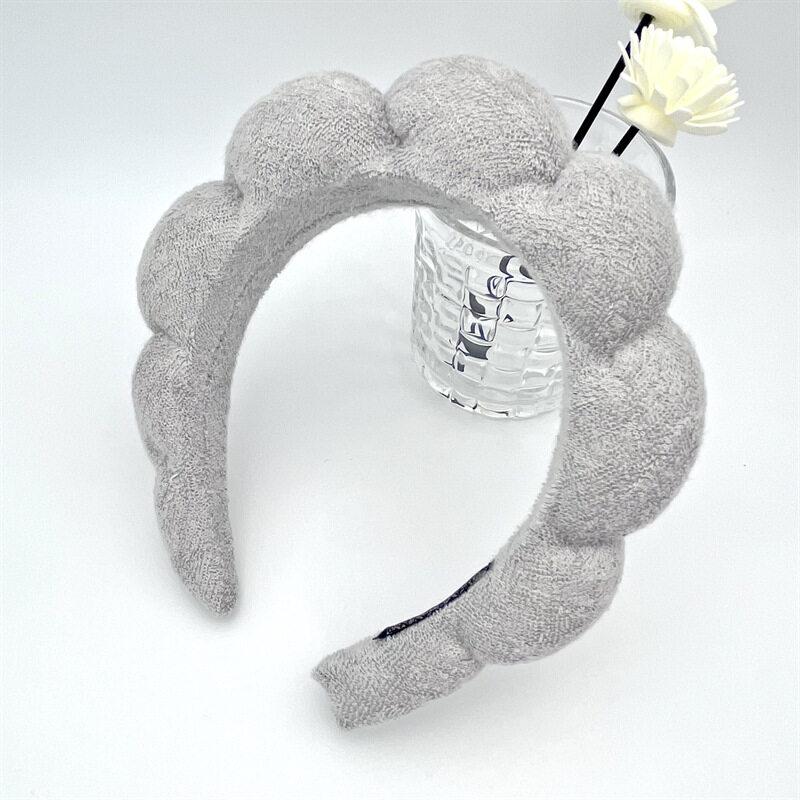 Bubble SpongeHair Band Fashion Women Skincare Makeup Shower Hair Hoop Puffy Hair Hoop Retro Hair Bands Soft Hairband Headwear