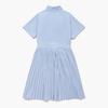 LECOQ GOLF Women'S Short Sleeve Half-Zip Pleated Dress (Gq322Lop71)
