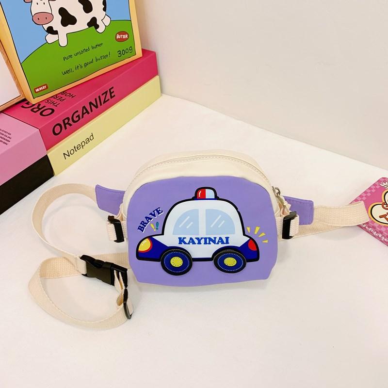 

Cute and Adorable Little Car Baby Wallet with Stylish Printed Design for Children s Bag фиолетовый