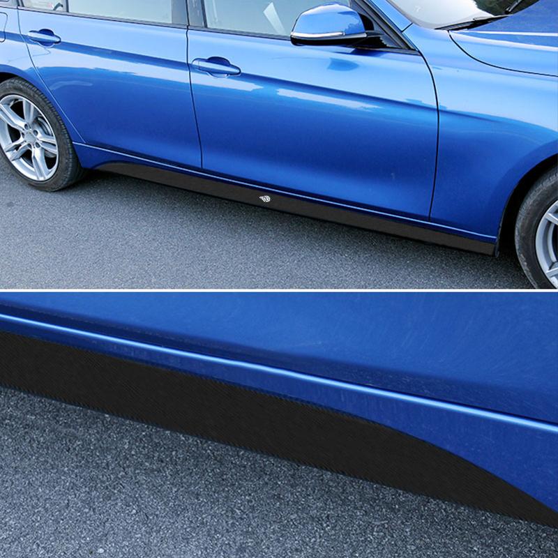 BRN1 2026 Hot 2x Car Waist Side Skirt Decoration Stickers Carbon Fiber Car Stickers For Volkswagen VW Scirocco Jetta Beetle Golf Pass xh2