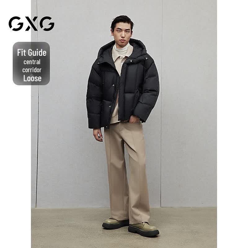 GXG Men's Lightweight Hooded Down Puffer Jacket