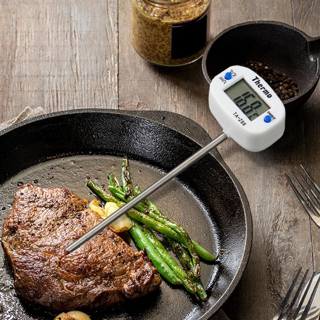 Egyszerű főzőszonda hőmérő 2 részes készlet főzés hús hőmérő