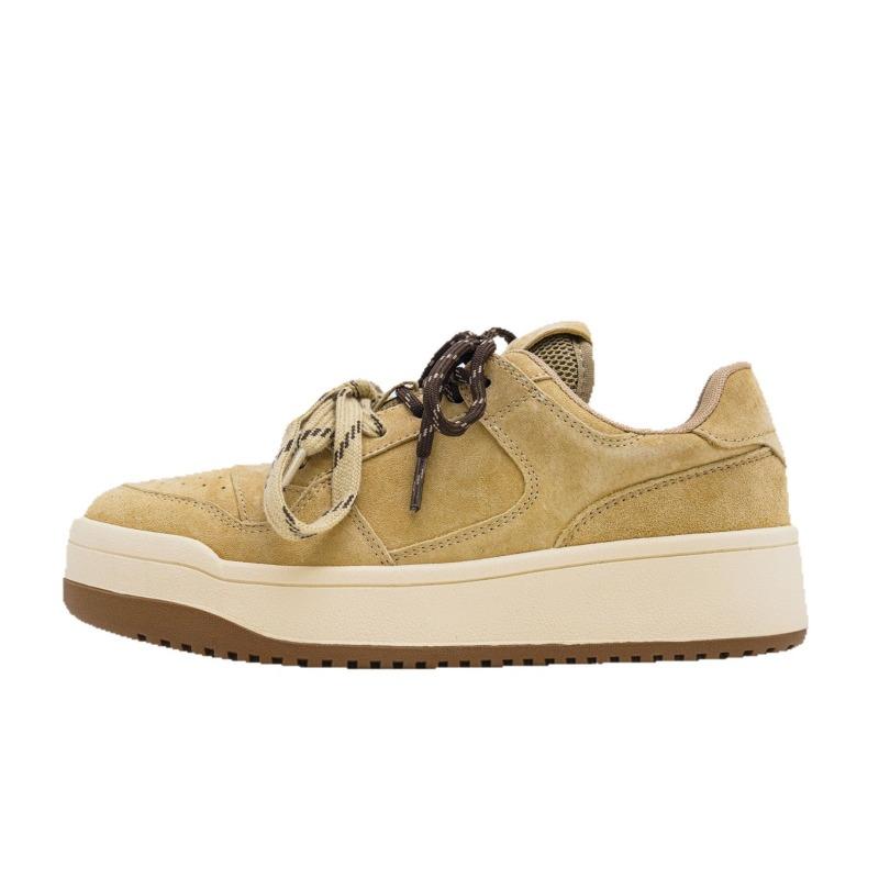 St. Murray~ Little White Shoes Women's Spring New Thick-soled Heightening Round Head Versatile Casual Board Shoes Women's Tide