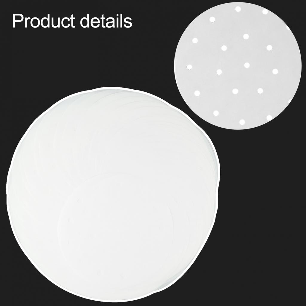 New 100pcs Round Disposable Parchment/Bamboo Steamer Paper Liners Fryer Tool