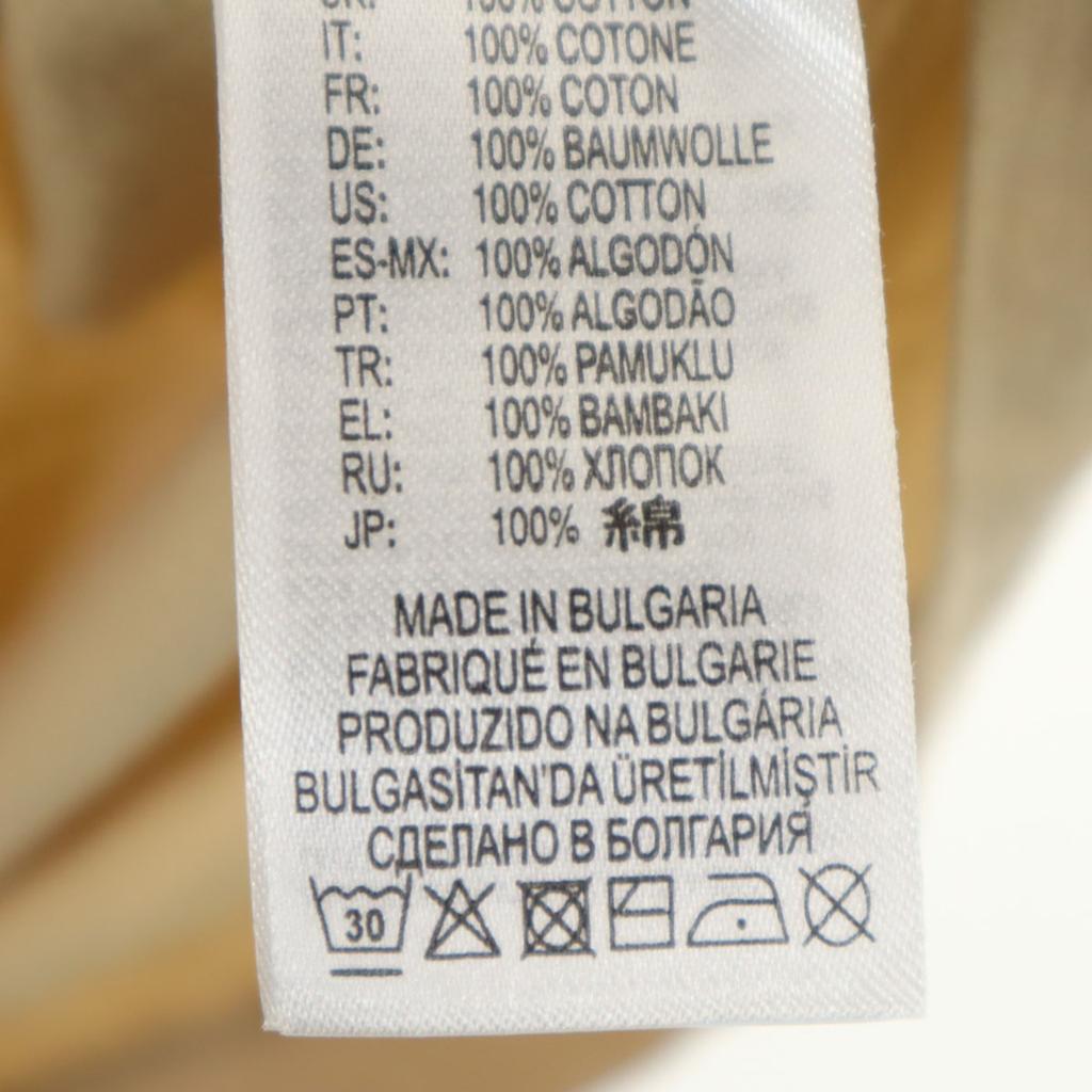 DIESEL Made in Bulgaria Turned logo Short sleeve T-shirt 16 beige Kid's Used