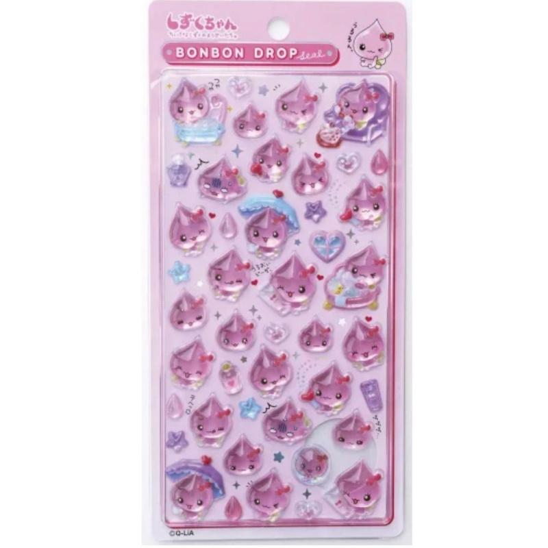 1/6Pcs Diy Small Water Drop 3D Crystal Stickers Kawaii Sparkling Powder Raindrop Lord Crystal Drop Glue Decorative Small Gifts