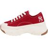 MLB Chunky High Low New York Yanker Fabric Slip Resistant Abrasion Resistant Low top Chunky Sneakers Unisex Red 32SHU2111-50R