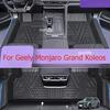 Floor Mats For Geely Monjaro Grand Koleos 2026 2027 All Weather Protection TPE Anti-Slip Automotive Custom Car Mats