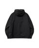 Misekiseoul Men High Neck Hoodie Shell Parka Black