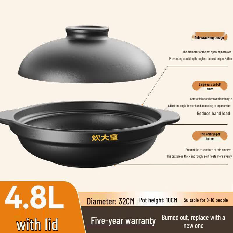 COOKER KING Ceramic Stew Pot
