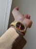 New Luxury Oval Half-Diamond Watch For Women, Fashionable, Versatile, Exquisite, And Trendy. A Women'S Accessory And Gift.