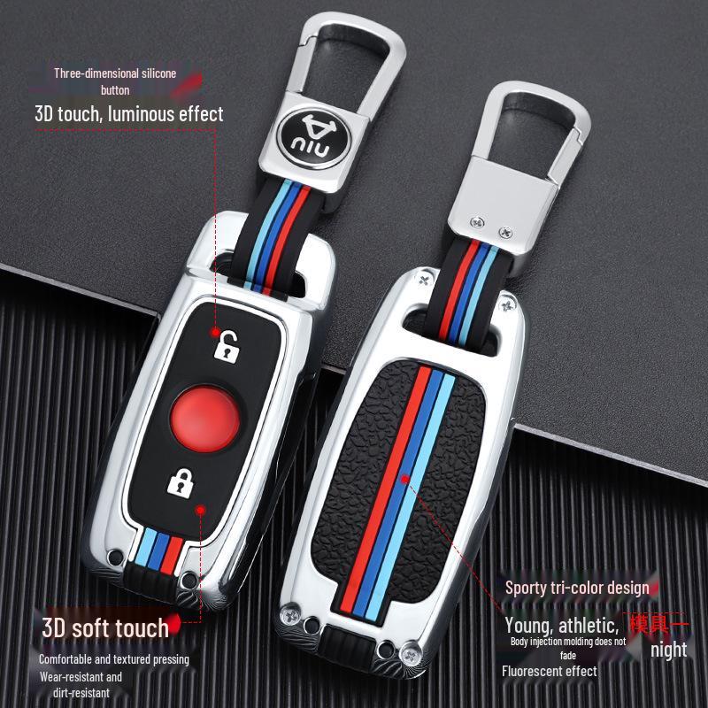 Niu Electric Vehicle Key Cover with Buckle for M1, N1S, UQi & USU+ Key Protection and Decoration