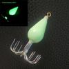 1 Pcs Squid Glow-In-The-Dark Fishing Rod Octopus Cuttlefish Squid No. 10/12/14/16 Glow-In-The-Dark Fishing Rod