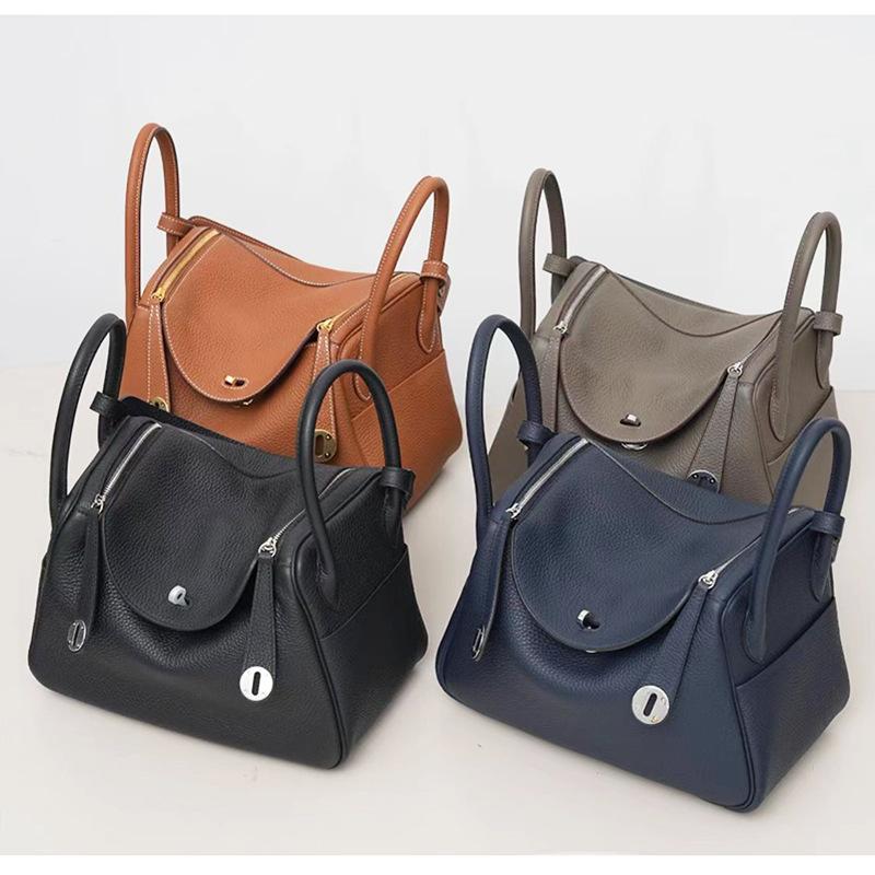 High-end semi-handmade wax thread tc top-grain cowhide doctor's bag for women, single-shoulder hand-held medicine case