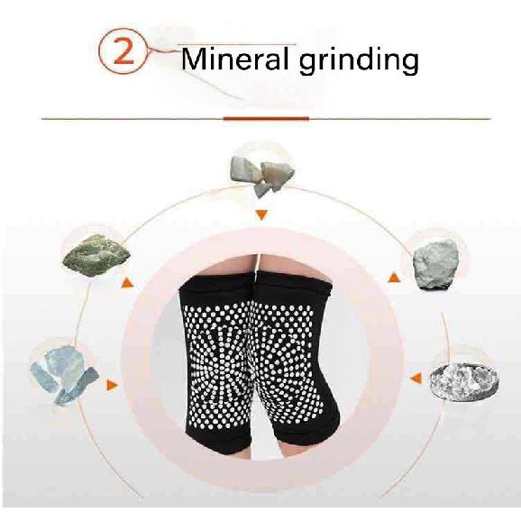 2Pcs Self-heating Kneecaps Keep Warm Thin Air Conditioning Room Knee Joint Anti-cold Kneecaps