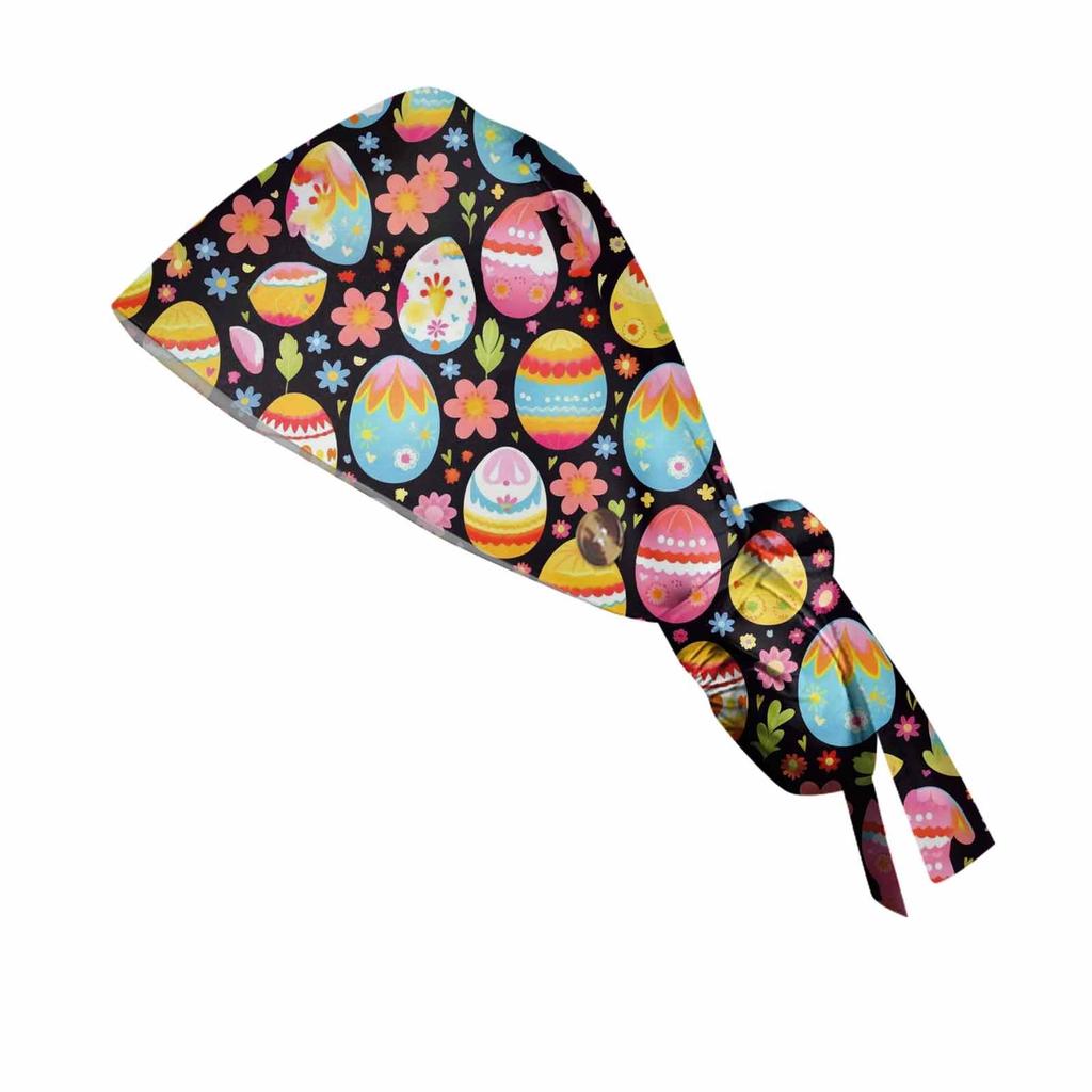 Pracovní čepice s módním potiskem, ležérní dámská čepice do culíku, čepice Wash, čepice Baotou