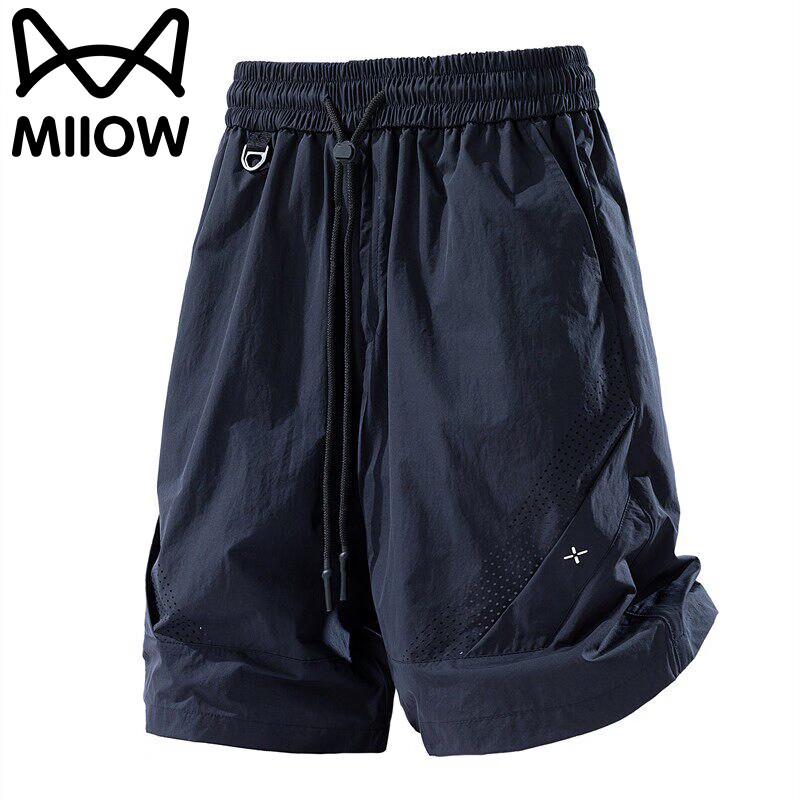 MiiOW Men's Lightweight Breathable Casual Shorts