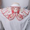 Pearl False Floral Yunjian Butterfly Kids Shirt False Collar Elegant Decoration Hanfu Shawl  Girl