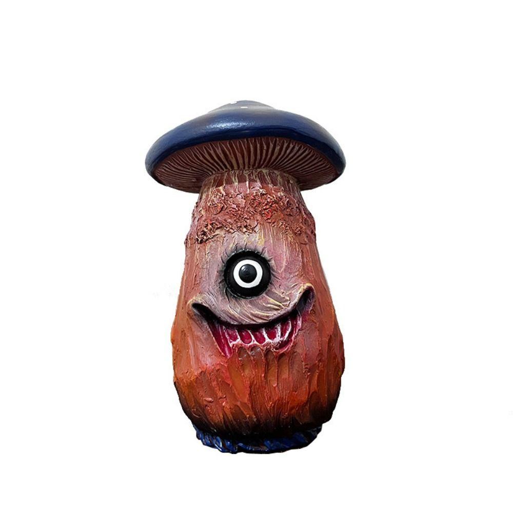Ornaments Mushroom Statue Resin Crafts Resin Figurine Halloween Mushroom Sculpture Home Decoration