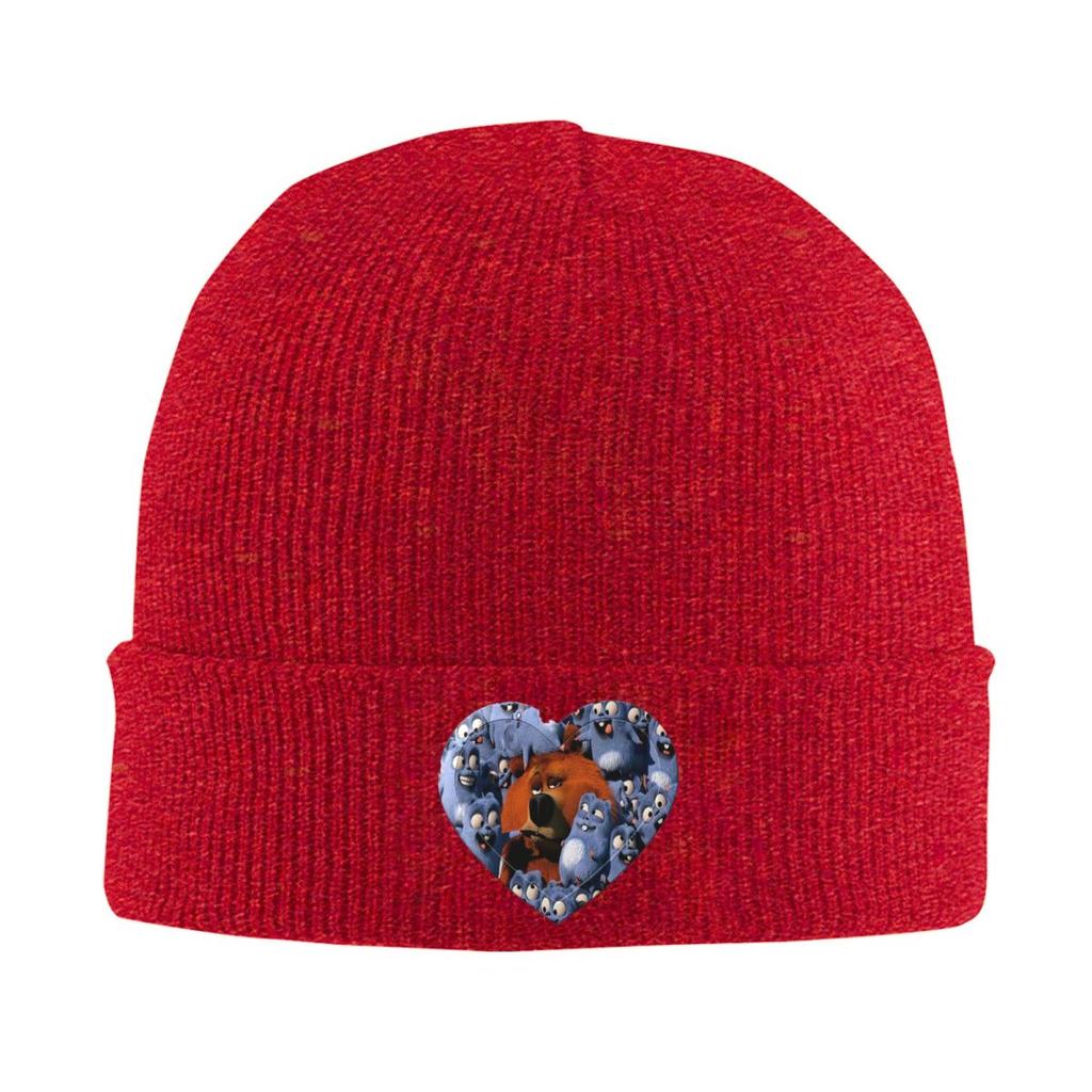 Animation Grizzy And The Lemmings Cartoon Anime Warm Knitted Cap Winter Knit Bonnet Hat Skullies Beanies Hip Hop Caps for Unisex