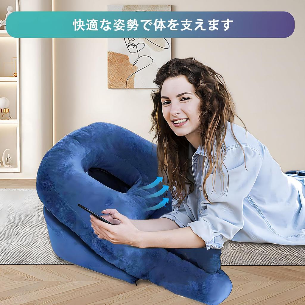 Almohada Boca Abajo para Dormir Después de BBL o Recuperación de Cirugía Ocular, Vitrectomía o Cirugía de Retina, Almohada para Dormir Boca Abajo, Almohada Boca Abajo para Ojo