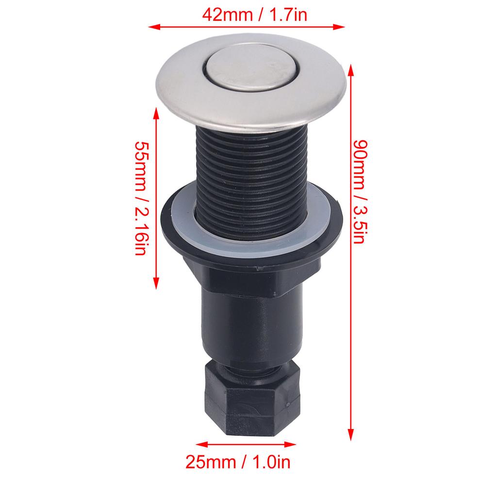 Garbage Disposal Stainless Steel ABS Replacement Kitchen Food Waste Disposal Hose Kit 1.5M