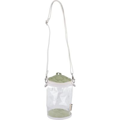 Fuji Boeki Plush Toy Bag Green 10.5x9x16.5cm Storage Clear Bag for Merchandise Collection