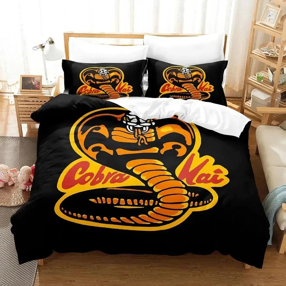 Karate Kid Bedding Set Boys Girls Twin Queen Size Duvet Cover Pillowcase Bed Kids Adult Fashion Home Textileextile
