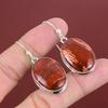 Red Snakeskin Jasper Gemstone Earrings 925 Sterling Silver Earring Handmade Unique Style Jewelry Women Earring Gifts For Her Silver Jewelry