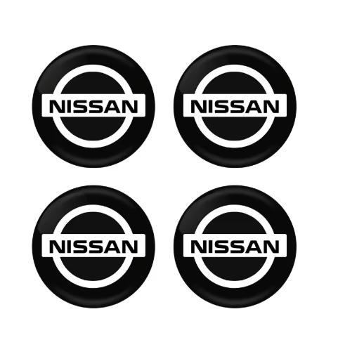ABP3 56mm Aluminum Alloy Car Wheel Center Decal Hub Sticker For Nissan X-trail Qashqai Note Juke leaf Sentra Patrol Car Styling