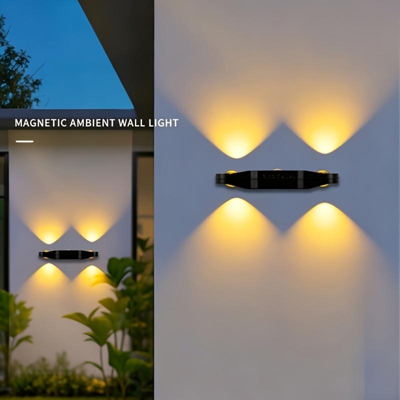 Smart PIR Motion Sensor LED Night Light Wireless Magnetic Cat Eye Hill Wall Lamp