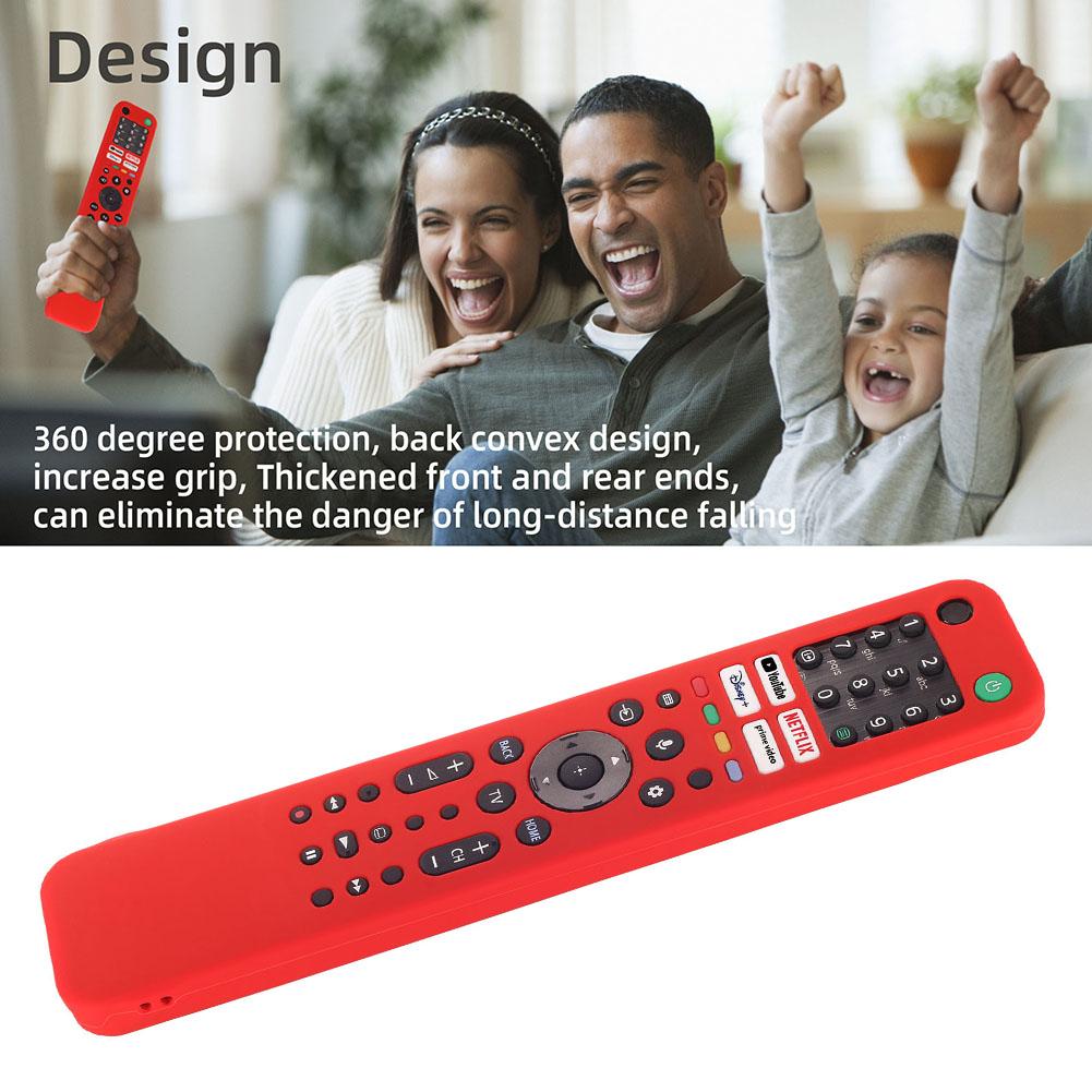 Silicone Protective Case Shockproof Protective Skin Sleeve Washable Remote Control Case for Sony RMF-TX520E TX520P TX520B TX520T