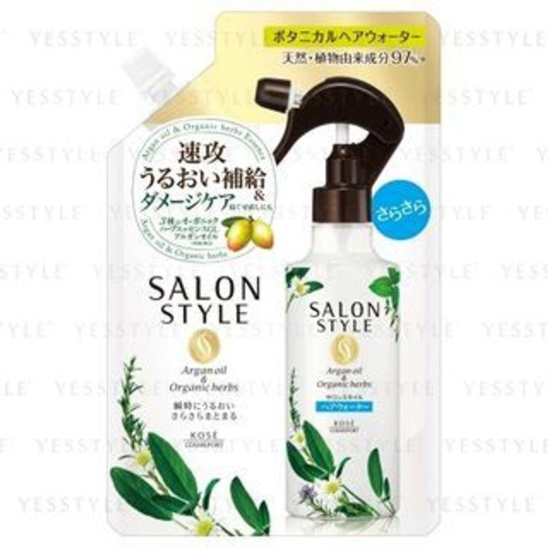 Kose - Salon Style Argan Oil & Organic Herbs Hair Water Smooth 450ml Refill