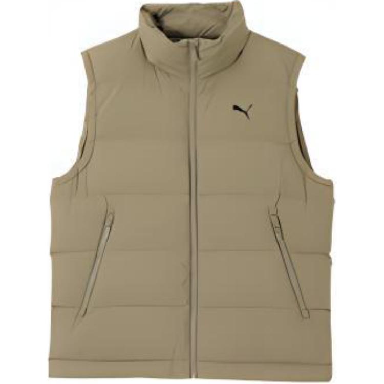 

Puma Solid Color Fashion Comfortable Soft Vest Men Vests Oak-Brown 684534-67 XXL