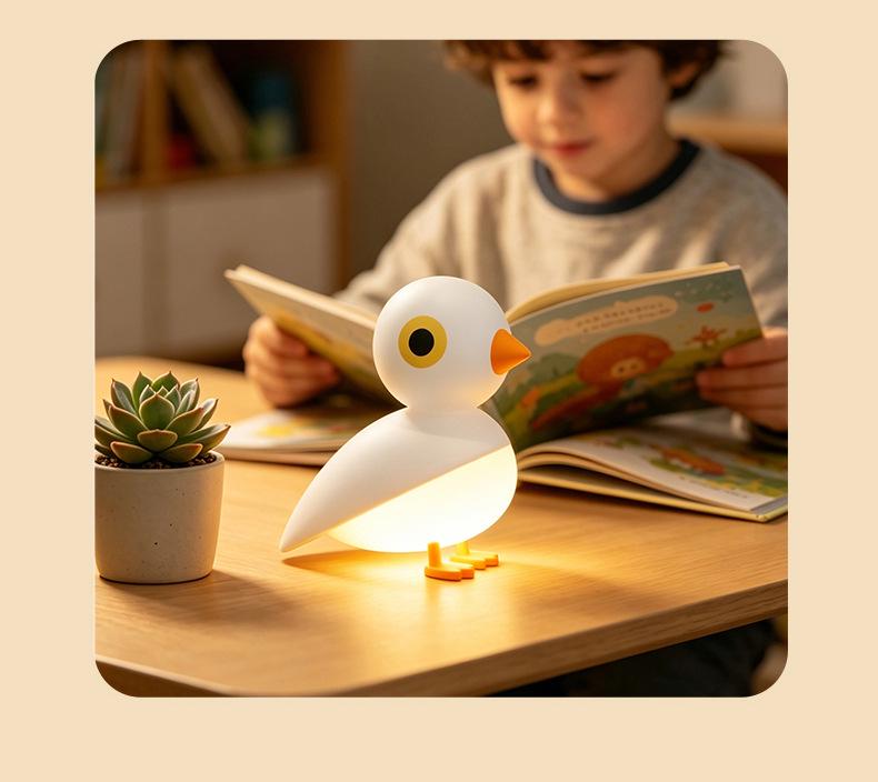 Lucky Bird LED Motion Sensor Night Light – Nordic Decorative Bedside Lamp