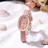 Korean Style Oval Mother-of-Pearl Women's Watch - Artistic and Elegant Design