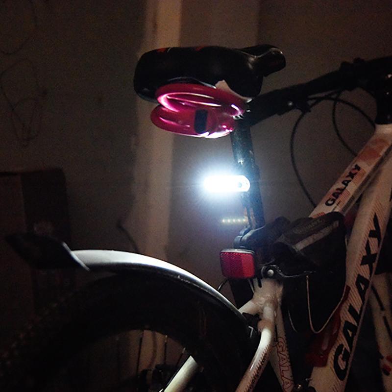 Bike Rear Tail Light Usb Rechargeable Red Led Bright Taillights Fit On Any Bicycle/Helmet Easy To Install For Cycling Safety