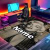 Custom Name Personalized Marilyn Monroe Print Carpet, Versatile Home Decor Rug, for Playroom, Apartment, Balcony, Entryway, Hallway Gift