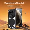 For Xiaomi 15 Ultra Case with Kickstand Heat Dissipation Hard PC Phone Back Cover Carbon Fiber Texture