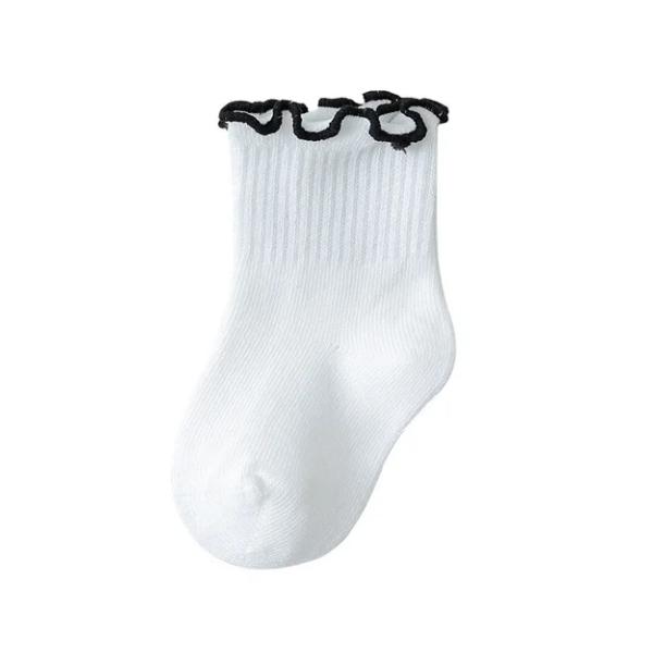 Children's Girls Socks Cotton Dot Solid Kids Girl Sock Fashion Princess Baby Socks For Girls Autumn Winter 0-12Years Accessories