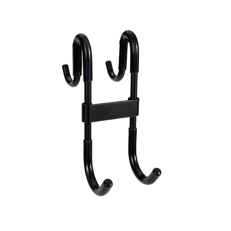 Multifunctional No-Drill Shower Glass Hanging Hook, Heavy Load Storage Hook for Towels Robes Clothes
