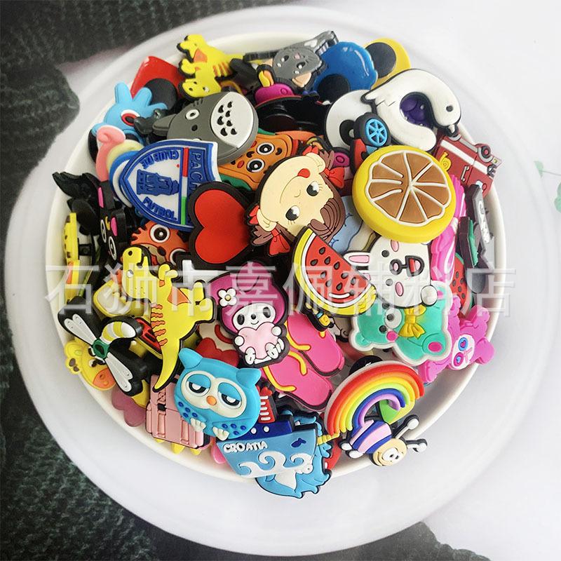 Surprise Shoe Charms: Random Style PVC Soft Rubber Accessories for Crocs