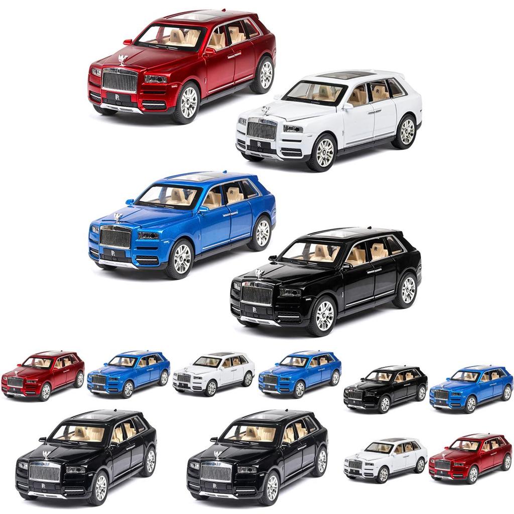 Exquisite Rolls-royce Cullinan 124 Diecast Car Model With Sound And Light Features