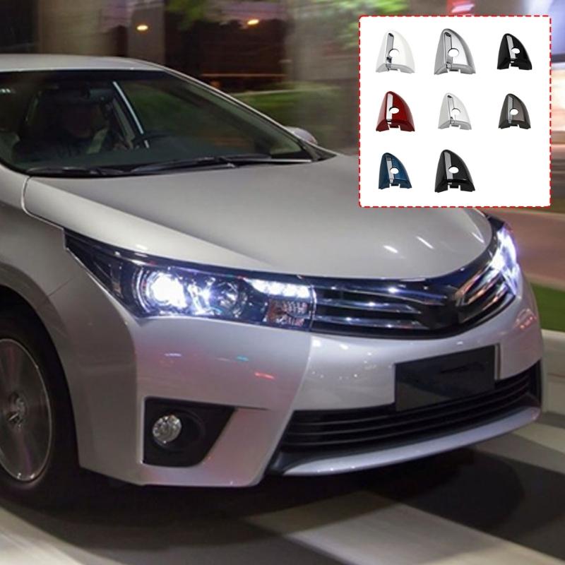 Door Handle Cover Trim 2014-2018, ABS Exterior Replacement Cap with Insert Detail for Daily Wear Cleanup Use Part