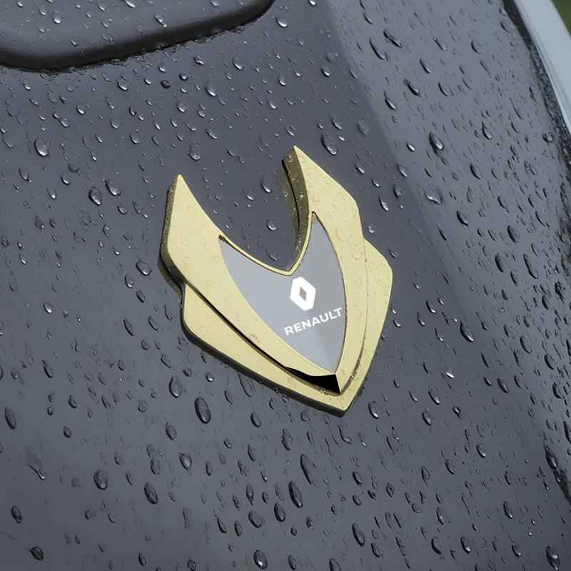 Hub Caps Metal Car Side Fender Car Body Sticker Shield Emblem Badge Logo For Renault Grand Scenic 4 XMOD Megane Clio 4 Laguna 2