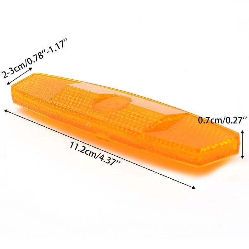 4pcs Warning Bicycle Spoke Reflector on Bicycle Wheel Bike Reflective MTB Road Cycling Reflector Safe Cycling Accessories