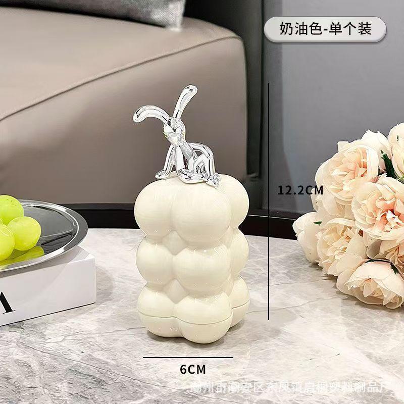 High-value marshmallow cotton swab holder, household living room decoration ornament, toothpick storage box.