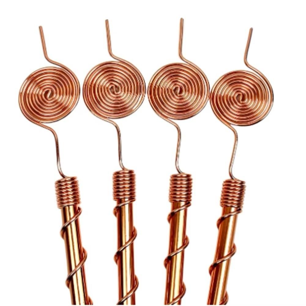 Durable Electroculture Plant Stakes Spiral Coil Bonsai Fixing Rod Plant Support Stakes  Planters
