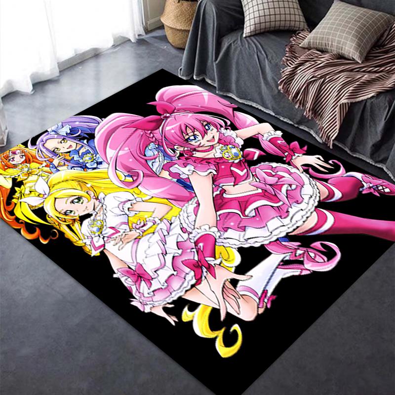 2026 NEW Pretty Cure Carpet Rug for Living Room Bedroom Home Sofa Decoration,Kids play Non-slip Floor Mat