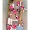 Women's Casual Fashion Home Gradient One Shoulder Dress